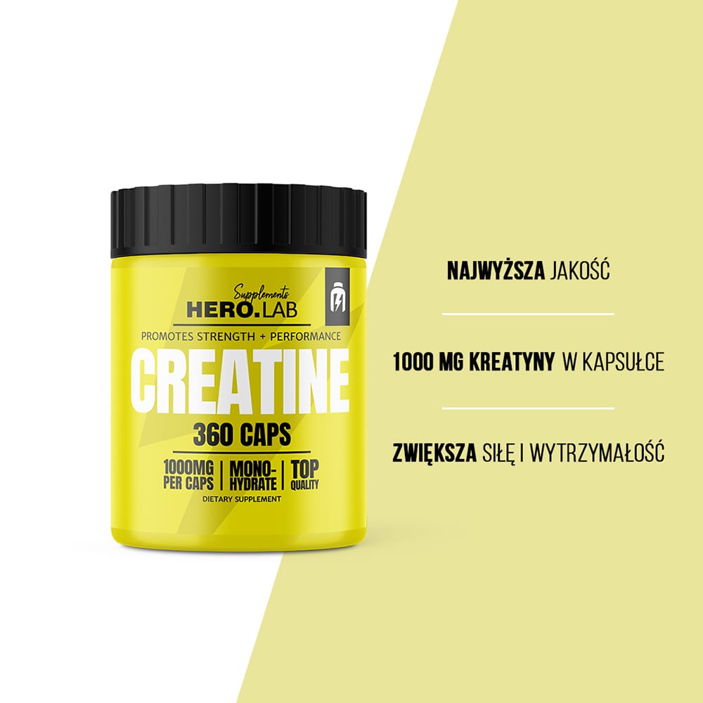 Creatine 360 Caps HIRO LAB Cena Dawkowanie Opinie Sklep