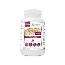 WISH Pharmaceutical Ashwagandha Ekstrakt 500mg (9% Witanolidów) Żeń Szeń Indyjski - 120caps