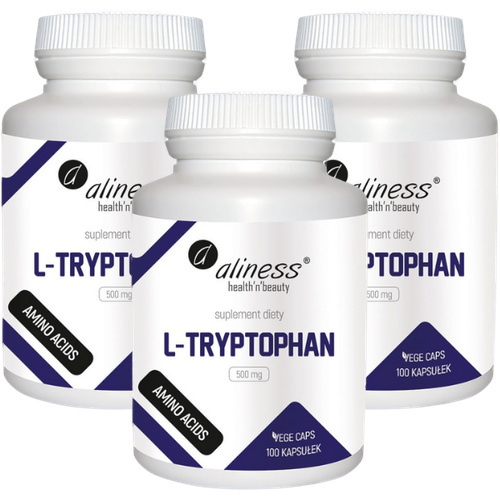 ALINESS - L-Tryptophan 500mg - 3x 100vcaps.