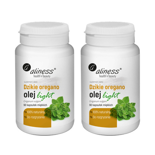 ALINESS - Dzikie Oregano Olej Light 100% Natural - 2x 90caps.
