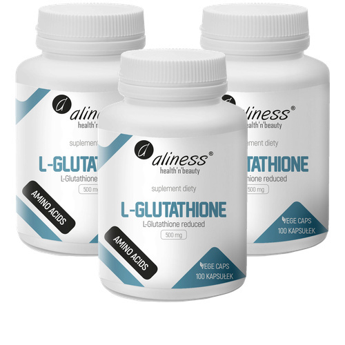 ALINESS L-Glutathione 500mg - 3x 100cap - Glutation
