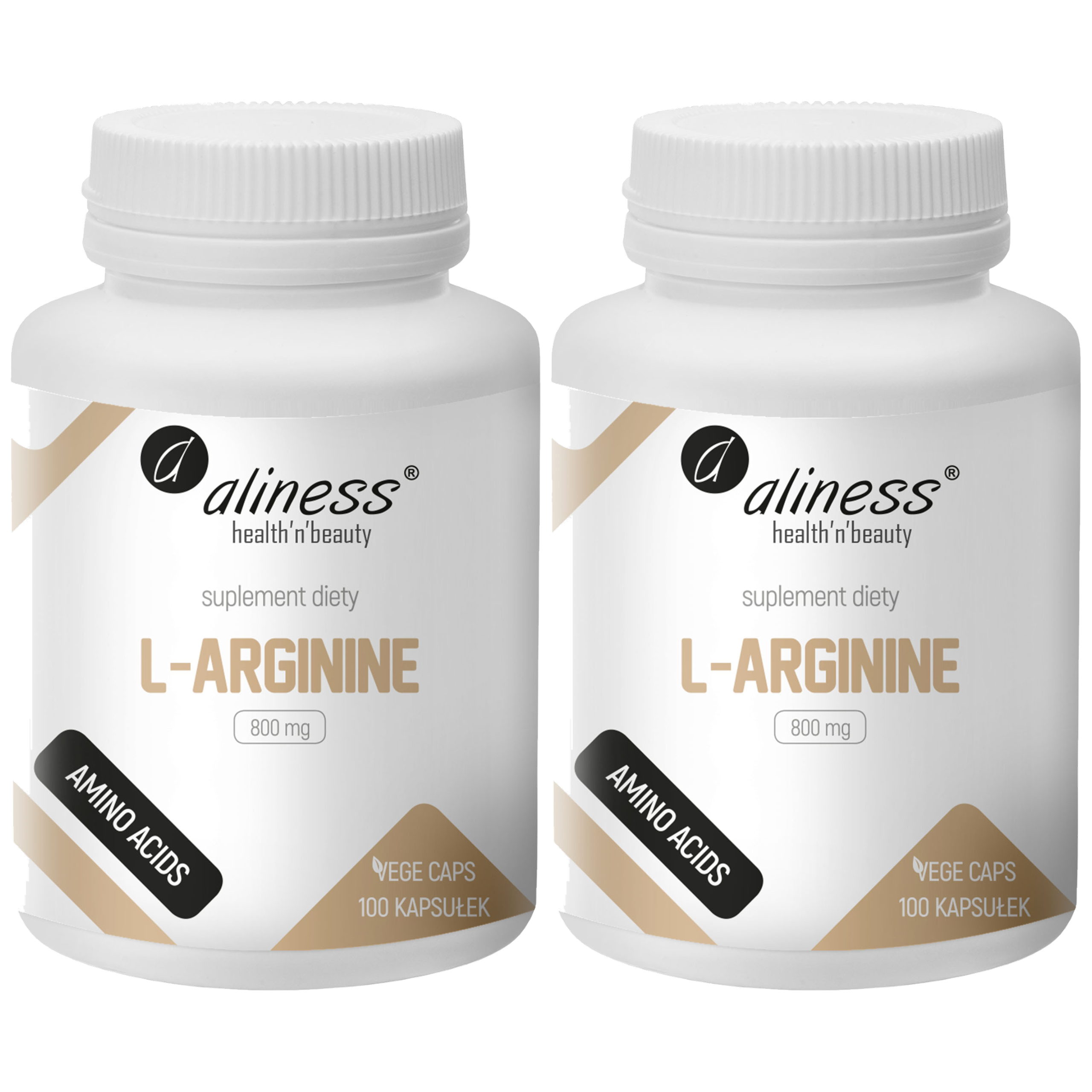 ALINESS - L-Arginine 800mg - 100vcaps. x2
