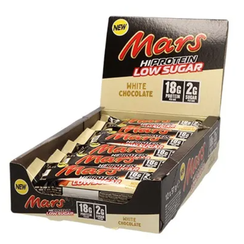 Mars - Baton Mars HIProtein LS Bar - 12x 57g - White Chocolate