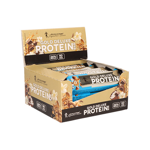 KEVIN LEVRONE - Gold Deluxe Protein Bar - 12x 48g - Coconut and Carmel 