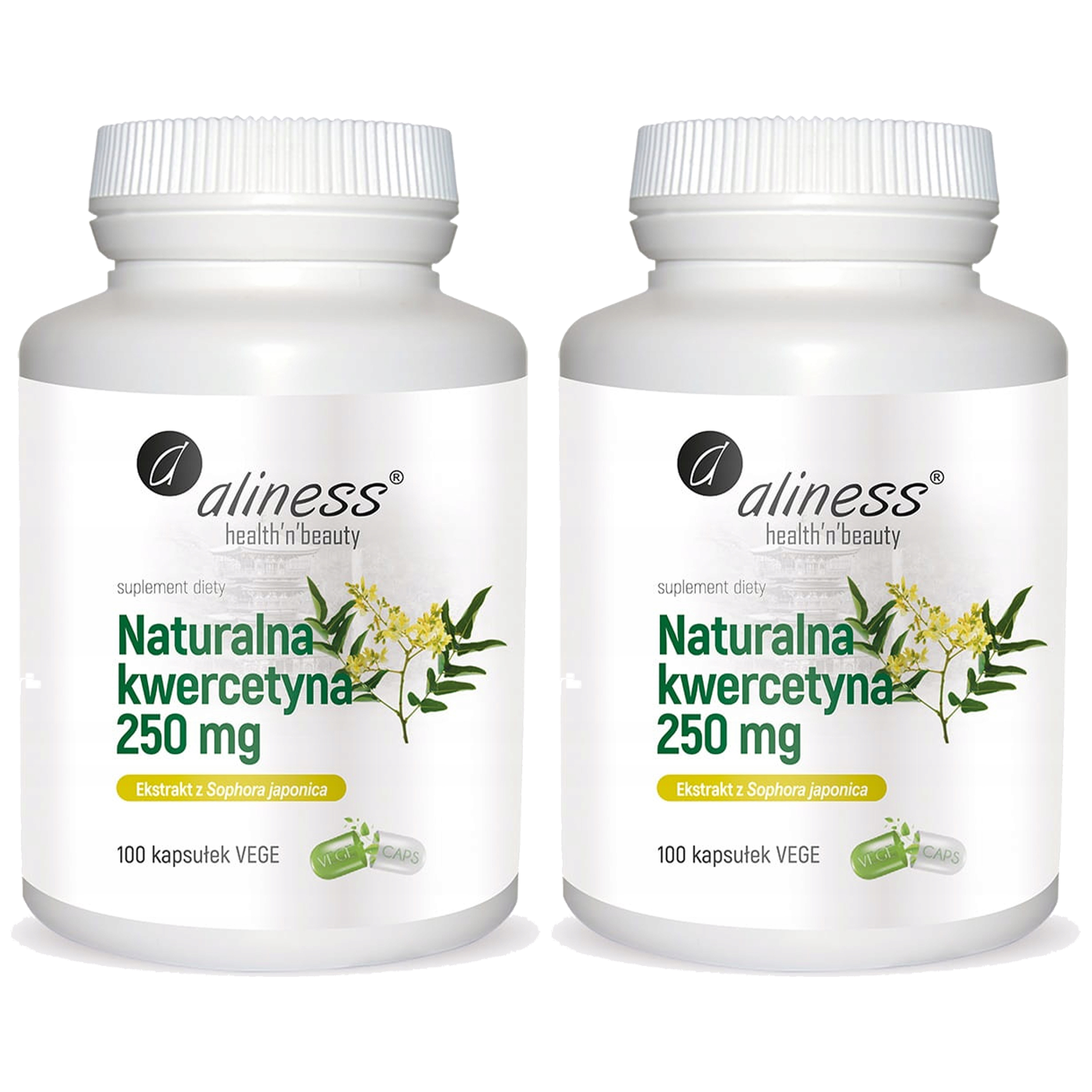 ALINESS Naturalna Kwercytyna 250mg - 2x 100 caps