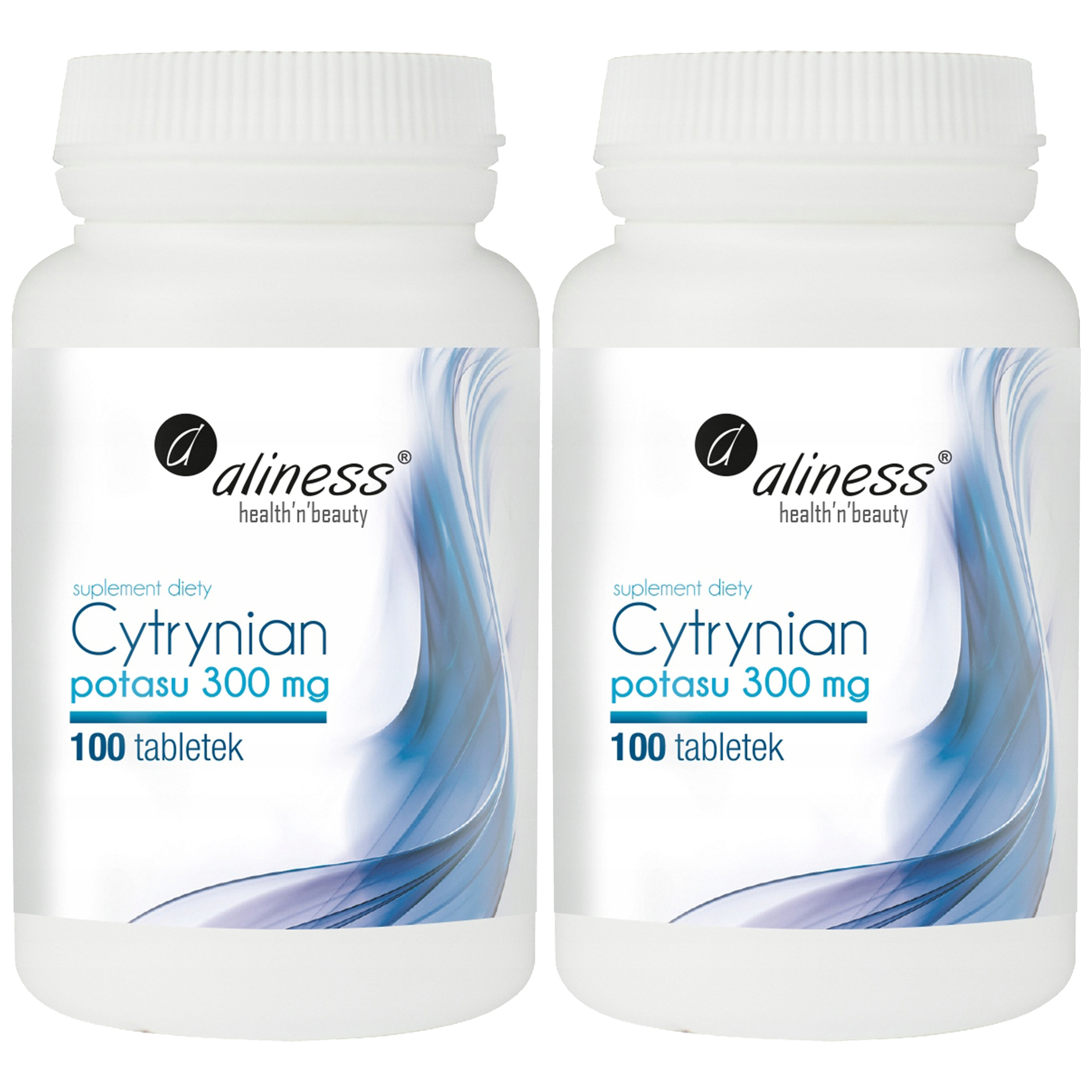 ALINESS - Cytrynian Potasu 300mg - 2x 100vtabs.