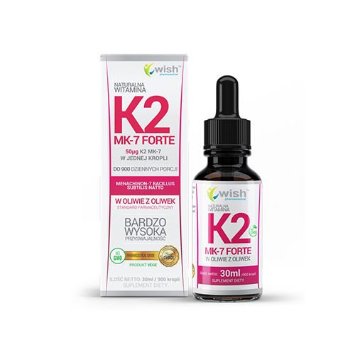 WISH Pharmaceutical Vitamin K2 Mk-7 Forte - 30ml