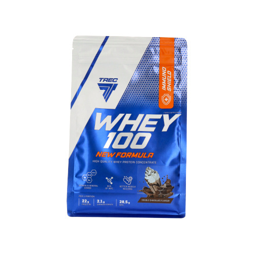 TREC Whey 100 Immuno Shield - 700g - Double Chocolate - Odżywki Białkowe