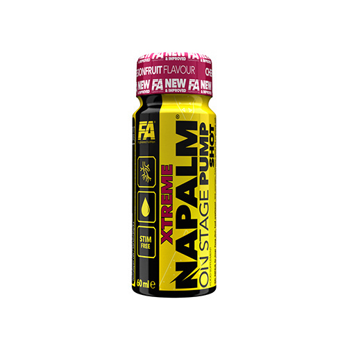 FITNESS AUTHORITY Xtreme Napalm On Stage Pump Shot SF - 60ml - Cherry Passionfruit