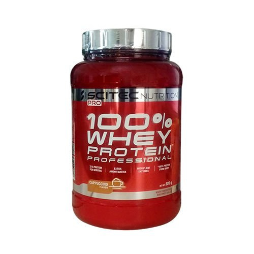 SCITEC 100% Whey Protein Professional - 920g - Strawberry - Odżywki Białkowe