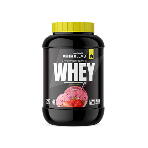 HIRO.LAB Instant Whey Protein - 2000g - Strawberry - Odżywki Białkowe