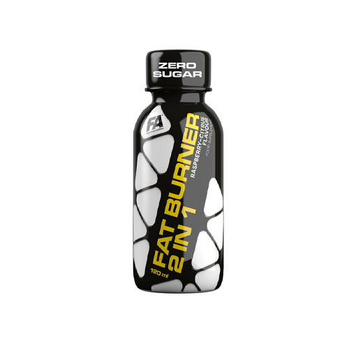 FITNESS AUTHORITY Fat Burner Shot 2 in 1 - 120ml - Orange Citrus - Odżywki około treningowe