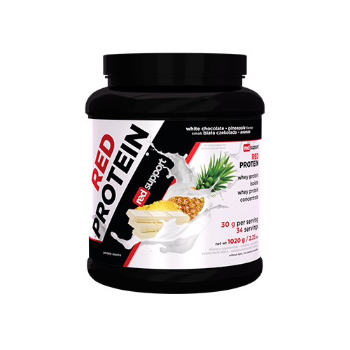 RED SUPPORT Red Protein - 1020g - White Chocolate Pineapple