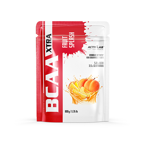 ACTIVLAB BCAA Xtra Fruit Splash - 800g - Peach Orange - Aminokwasy