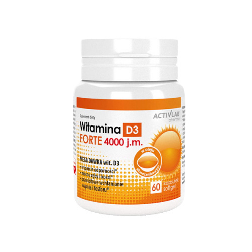 ACTIVLAB Witamina D3 Forte 4000IU 60softkaps.