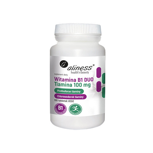 ALINESS - Witamina B1 DUO 100mg - 100vtabs.