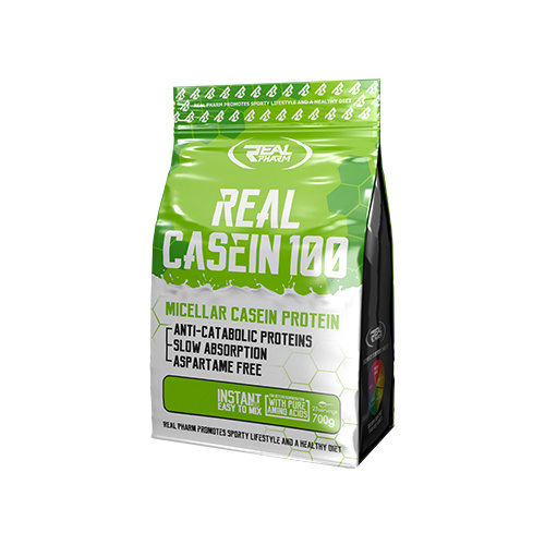 REAL PHARM Real Casein - 700g - Vanilla Almond - Odżywki Białkowe