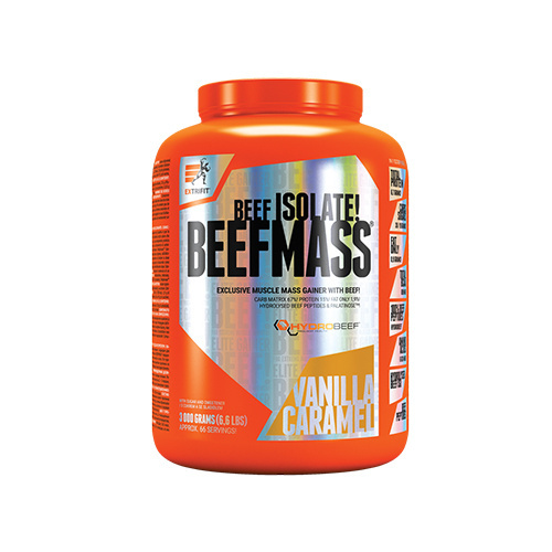 EXTRIFIT Beef Mass - 3000g - Vanilla Caramel - Odżywki Na Masę ( Gainery )