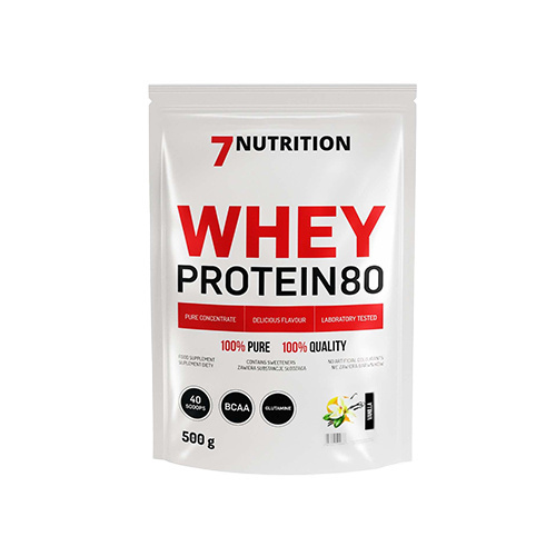 7 NUTRITION Whey Protein 80 - 500g - Vanilla - Odżywki Białkowe