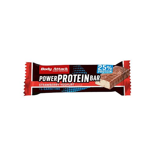 BODY ATTACK Baton Power Protein Bar - 35g - Strawberry - Yoghurt - BatonyBatony > Białkowe