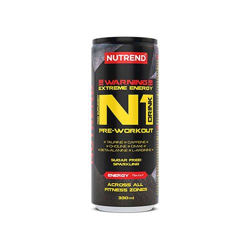 NUTREND Energy Drink N1 Pre-Workout - 330ml - Napj Energetyczny