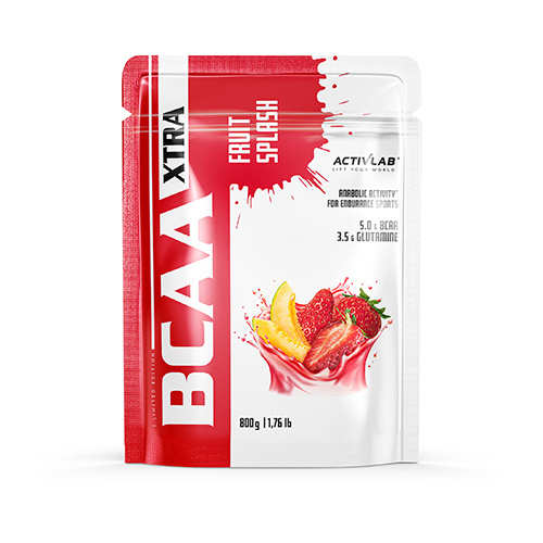 ACTIVLAB BCAA Xtra Fruit Splash - 800g - Strawberry Melon - Aminokwasy