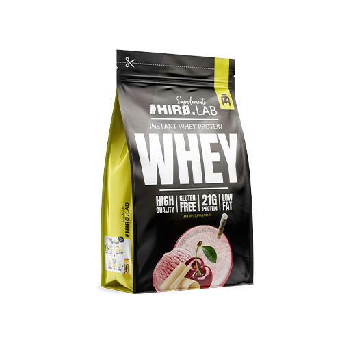 HIRO.LAB Instant Whey Protein - 750g - White Chocolate Cherry - Odżywki Białkowe