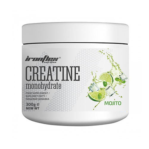 IRONFLEX Creatine Monohydrate - 300g - Monohydrat Kreatyny - Mojito - Kreatyny