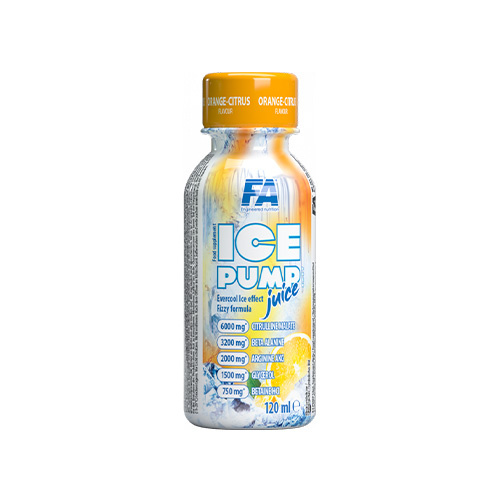 FITNESS AUTHORITY Ice Pump Juice Shot - 120ml - Orange Citrus - Boostery Azotowe