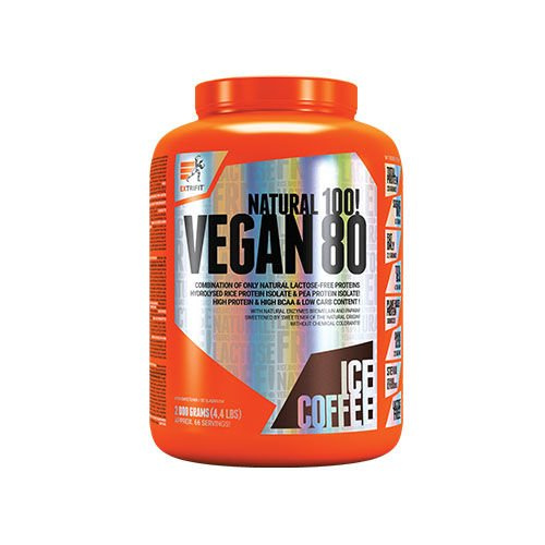 EXTRIFIT Vegan 80 - 2000g - Ice Coffee - Odżywki Białkowe