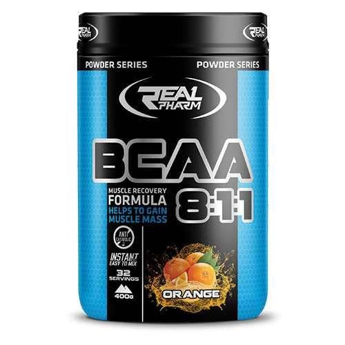 REAL PHARM BCAA 8:1:1 - 400g - Mango Maracuja - Aminokwasy