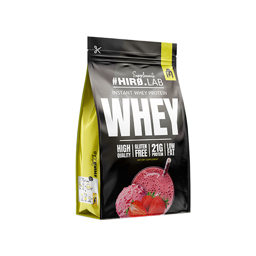 HIRO.LAB Instant Whey Protein - 750g - Strawberry - Odżywki Białkowe