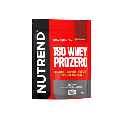 NUTREND Iso Whey Pro Zero - 500g - Chocolate Brownie - Odżywki białkowe
