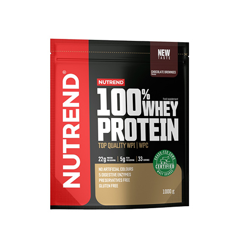 NUTREND 100% Whey Protein - 1000g - Chocolate Brownies - Odżywki białkowe