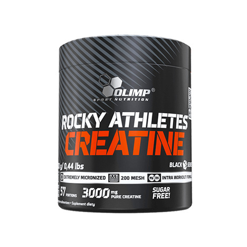 ⚡ Rocky Athletes Creatine 200g OLIMP Cena, dawkowanie, opinie sklep MusclePower
