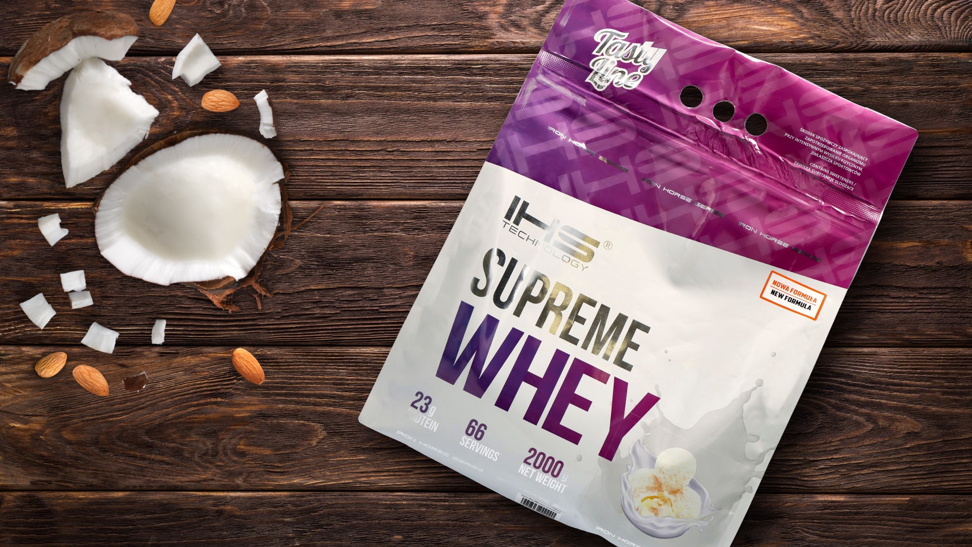 IRON HORSE Supreme Whey NEW 3 - 2000g BIAŁKO