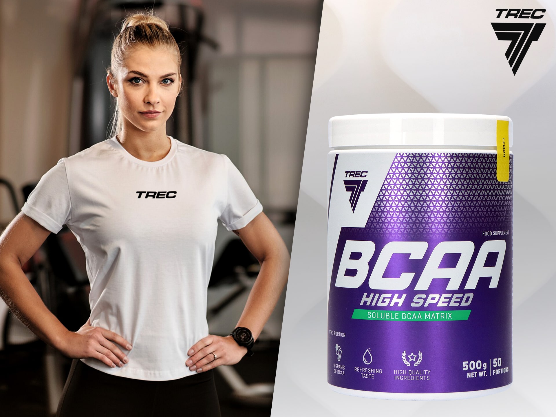 TREC BCAA High Speed - 500g siła