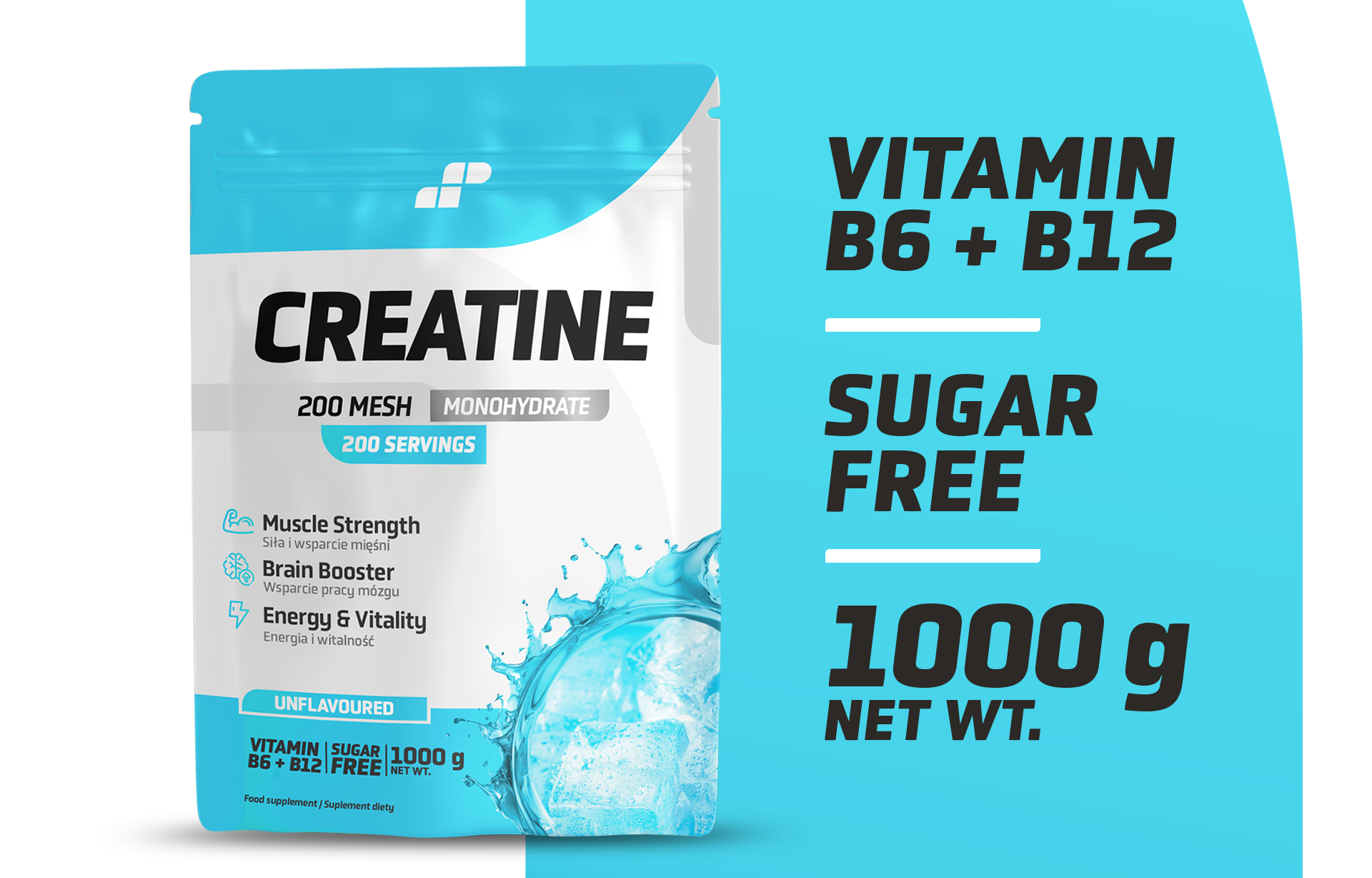 MP NUTRITION - Creatine Monohydrate 200 mesh - 1000g Grafika_Sklep_1920x12280_creatine_1000g_natural_2