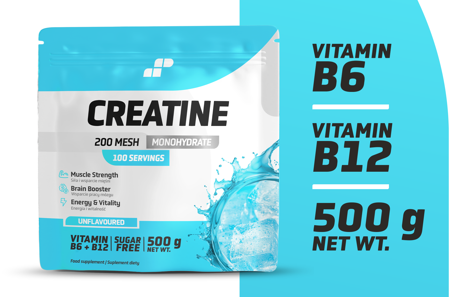MP NUTRITION - Creatine Monohydrate 200 mesh - 500g Grafika_Sklep_1920x12280_creatine_500g_natural_2