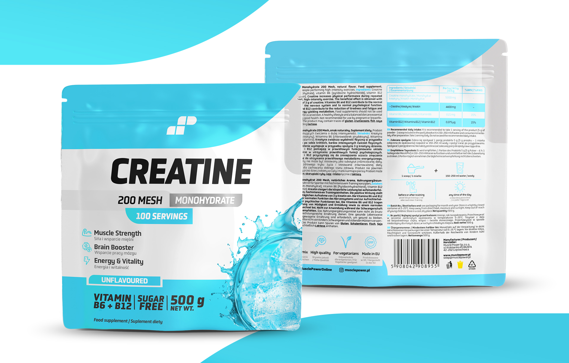 MP NUTRITION - Creatine Monohydrate 200 mesh - 500g Grafika_Sklep_1920x12280_creatine_500g_natural_5