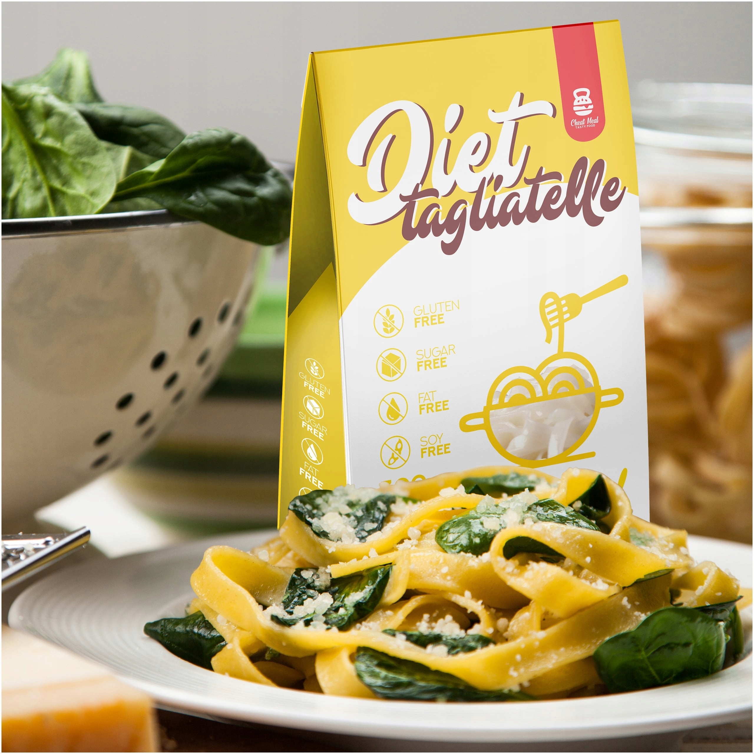 Makaron Konjac Tagliatelle 400g + OLEJ RZEPAKOWY w sprayu Cheat ZESTAW Makaron-Konjac-KATO-Tagliatelle-400g-OLIWA-Z-OLIWEK-W-SPRAYU-Cheat-ZESTAW-Nazwa-handlowa-Diet-Tagliatelle-Makaron-Bez-Kalorii_1
