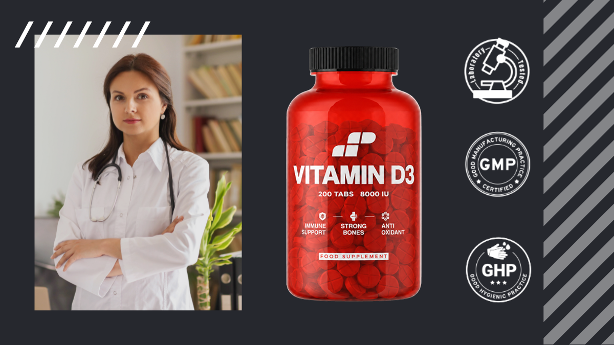 MP Nutrition - Witamina D3 - 8000 IU