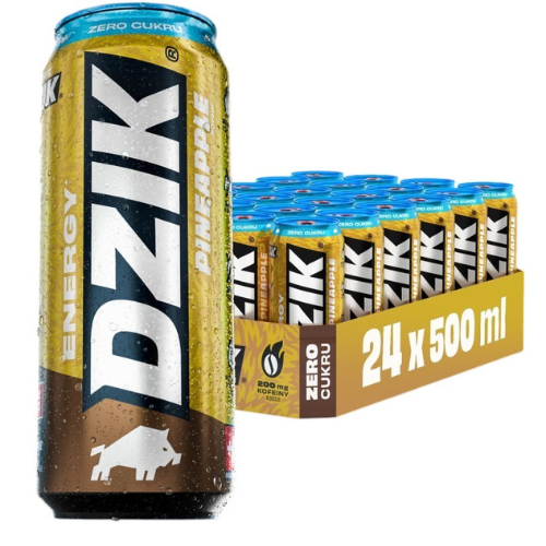 dzik energy pineapple 500 ml