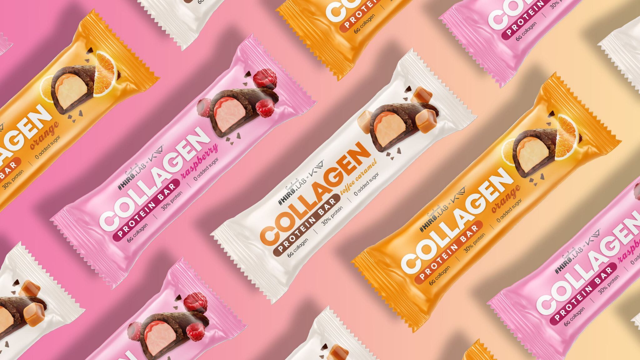 HIRO.LAB - Collagen Protein Bar - 50gx12 - Orange - WYPRZEDAŻ - 25-07 hirolab_1440x2560_hirolab_kw_collagen_protein_bar_50g_mix_2