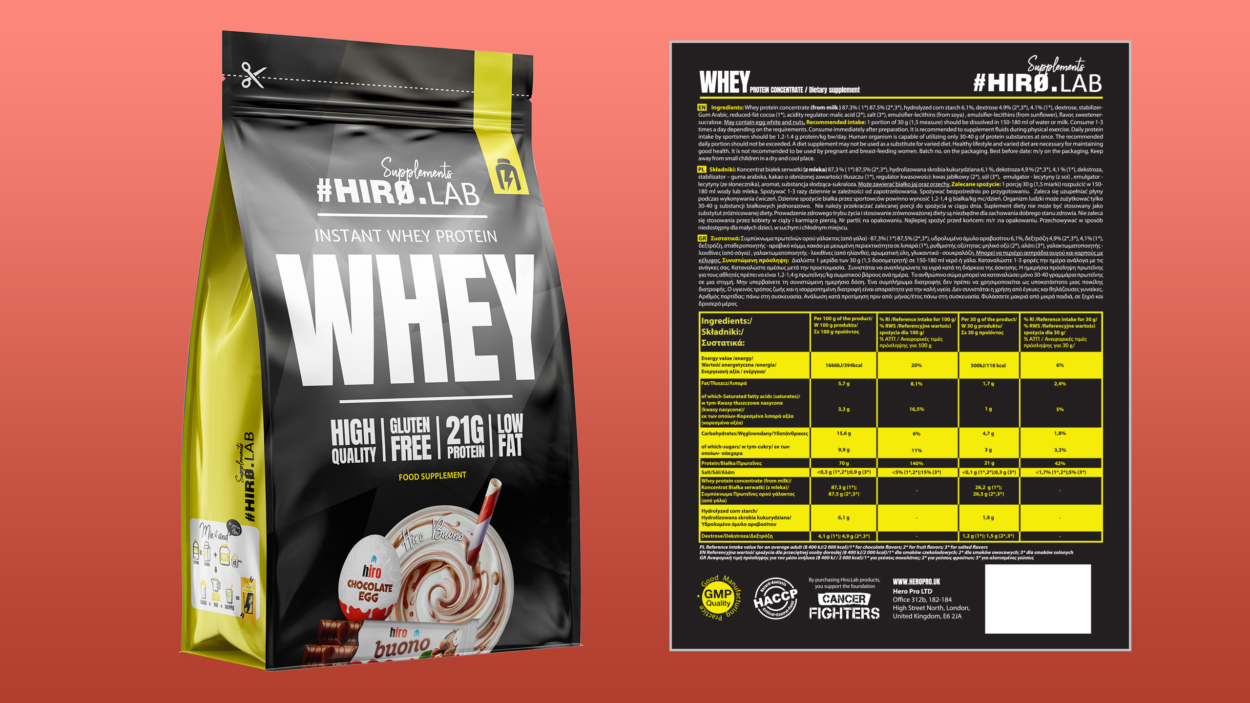 Odżywka białkowa whey WPC koncentrat białka serwatki serwatka