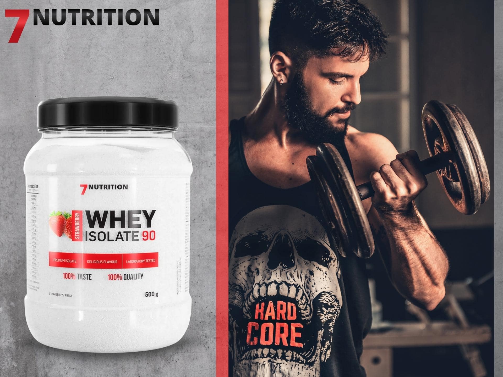 7 NUTRITION Whey Isolate 90 - 500g