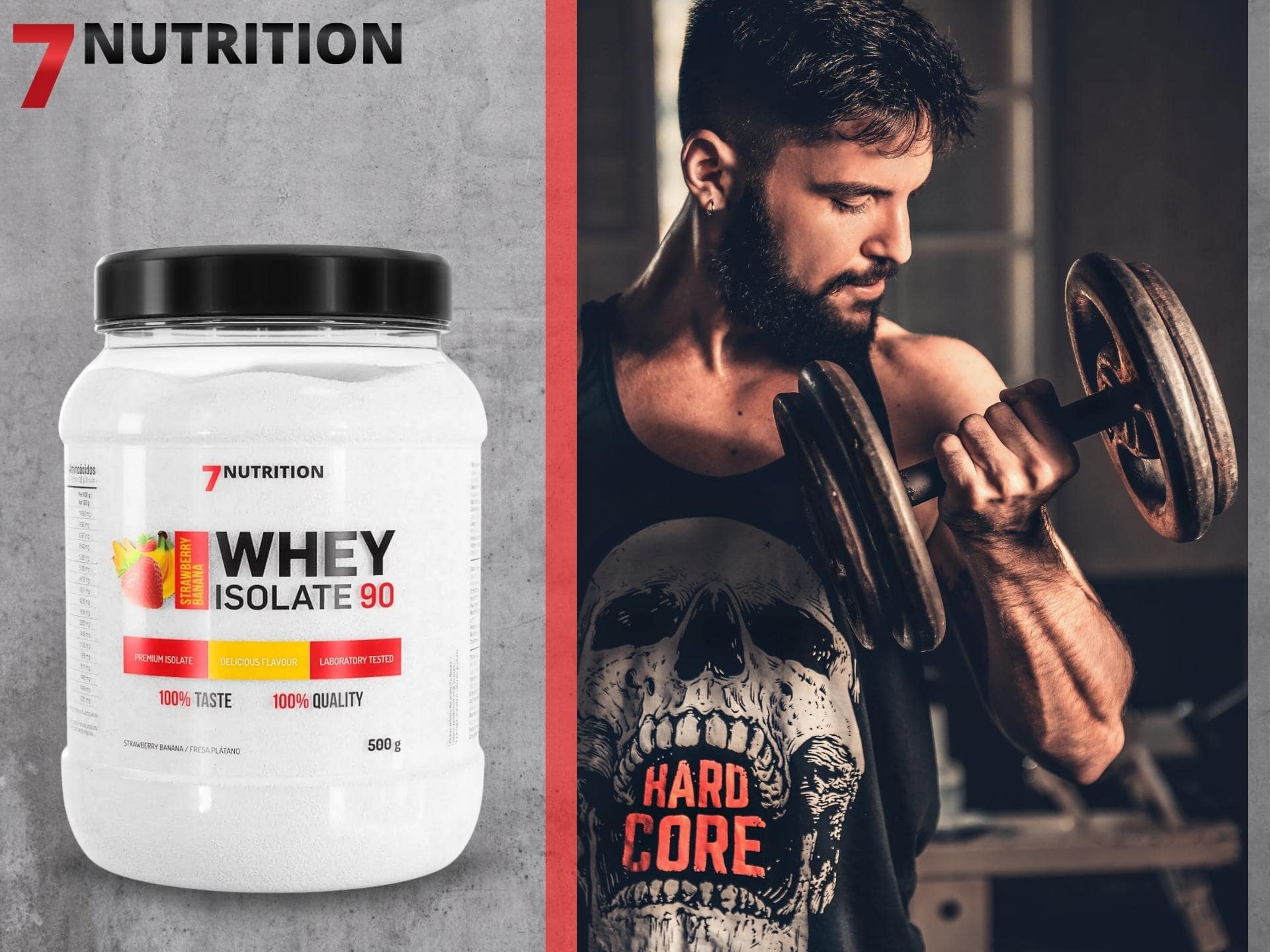 7 NUTRITION Whey Isolate 90 - 500g
