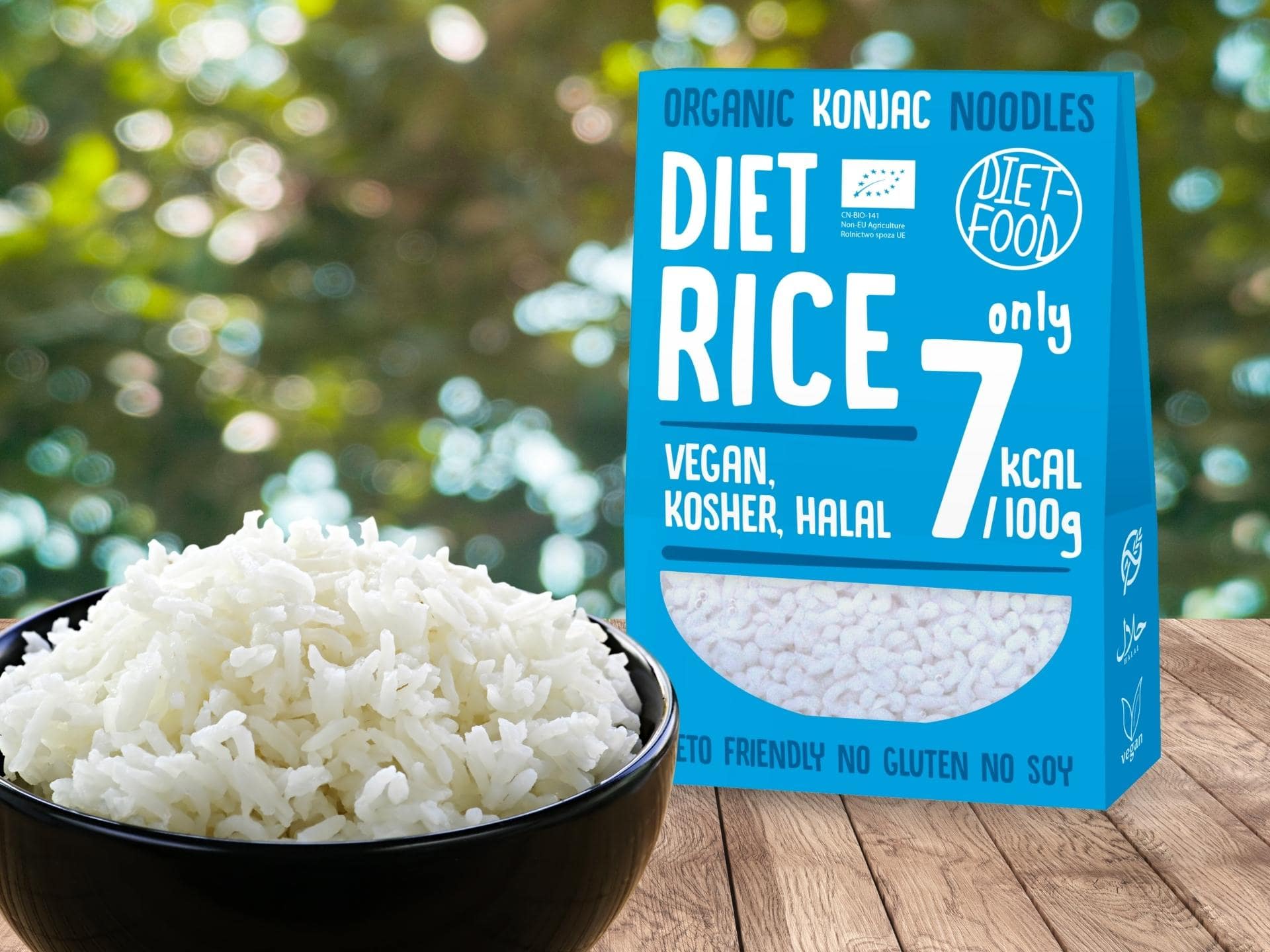 DIET FOOD Bio - Diet Rice- 300g - Makaron Konjac