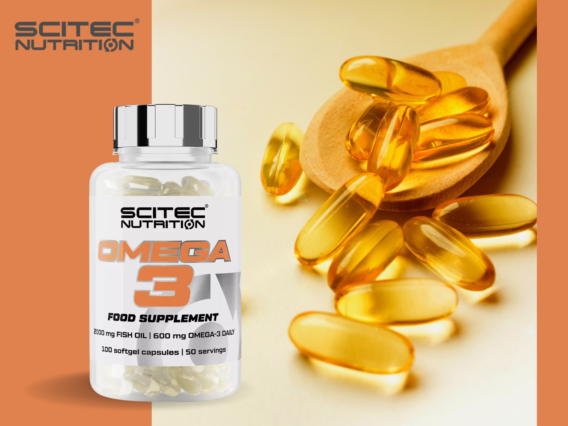 SCITEC Omega3 - 100softgels