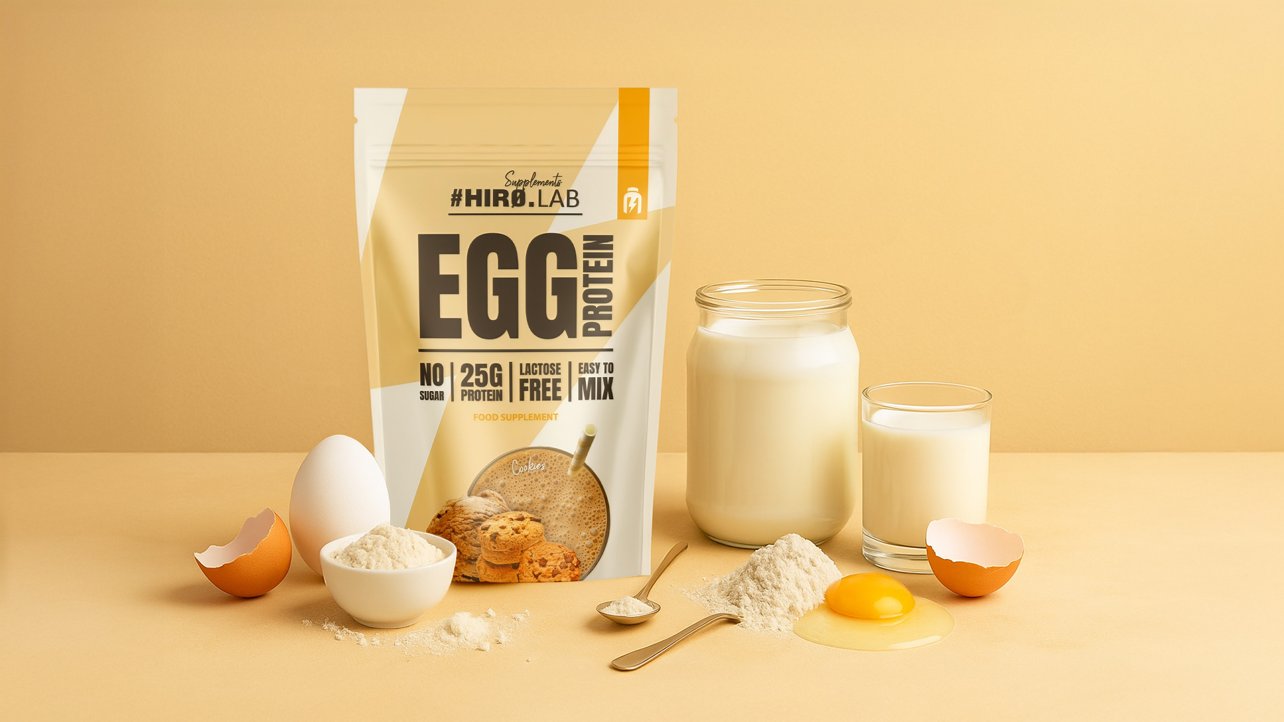 hiro.lab egg protein cookies 750 g